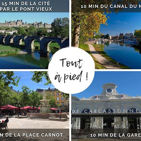 El Marty - Central - Climatisation - Parking Gratuit - Wifi Carcassone Exterior photo